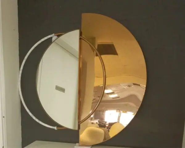 Wall Art mirror with Metallic Bronze Design – A Statement Piece for Modern Interiors